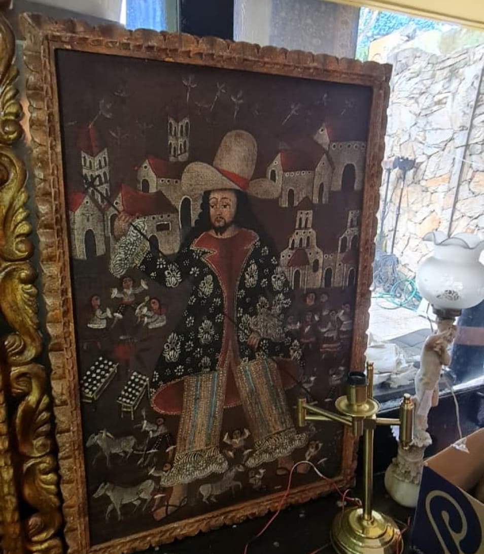 Pintura e obra de arte antiga à venda na loja Família Vende Tudo